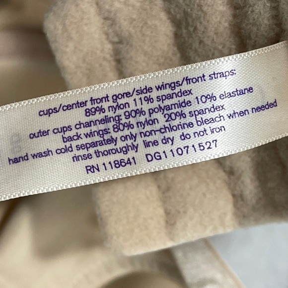 Cacique Nude Leopard Print Underwire Lightly Padded Bra 40D - Picture 6 of 6